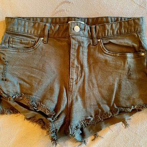 *New* Olive Jean Shorts (H&M)